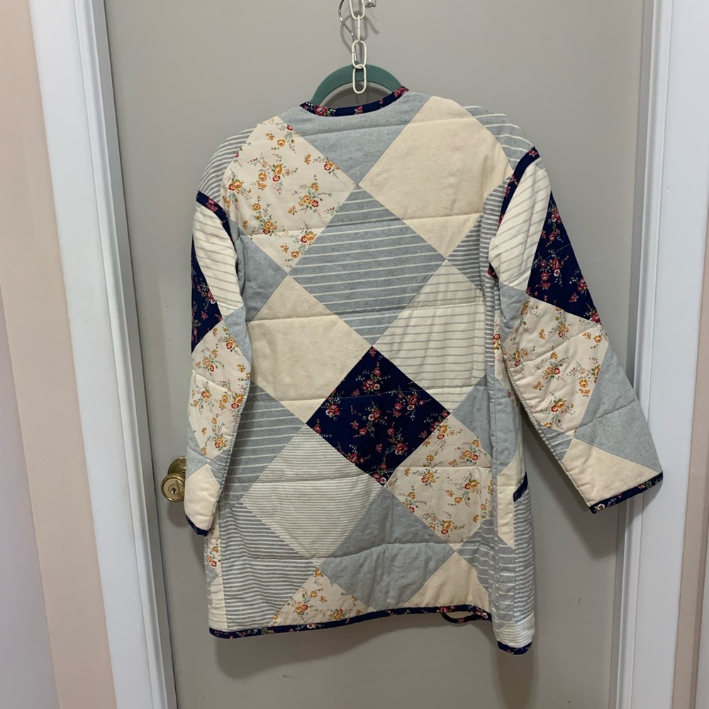 NWT Madewell Floral Patchwork Cocoon Quilted Jacket - Picture 2 of 4